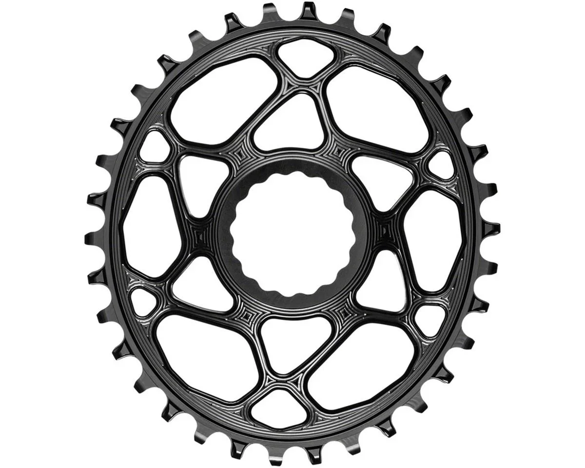 Absolute Black Direct Mount Race Face Cinch Oval Chainrings (Black) (Single) (3mm Offset/Boost) (34T) (1 x 10/11/12 S...